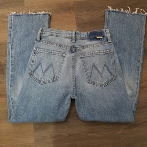 Mother Denim Jeans Mother The Tripper Floood Fray Left In The Dust
